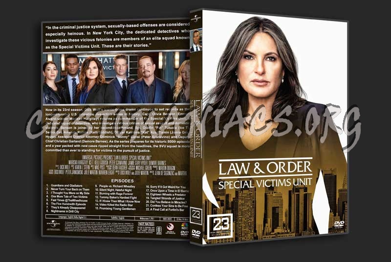 Law & Order: SVU - Season 23 dvd cover