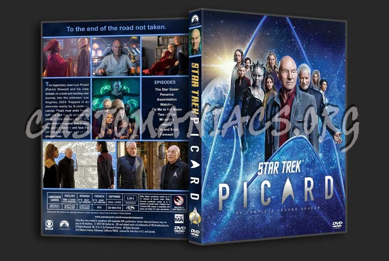 Star Trek: Picard - Season 2 dvd cover