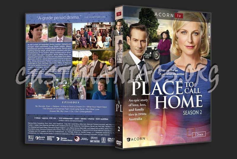 A Place to Call Home - The Complete Series (spanning spine) dvd cover