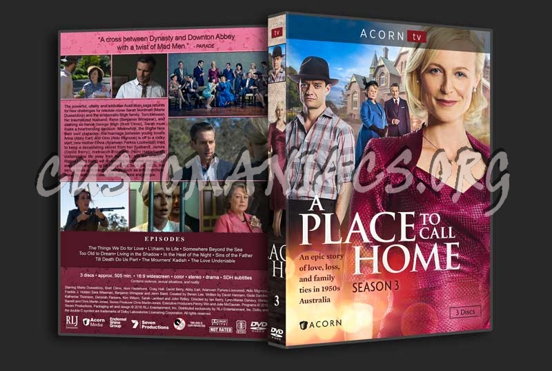 A Place to Call Home - The Complete Series (spanning spine) dvd cover