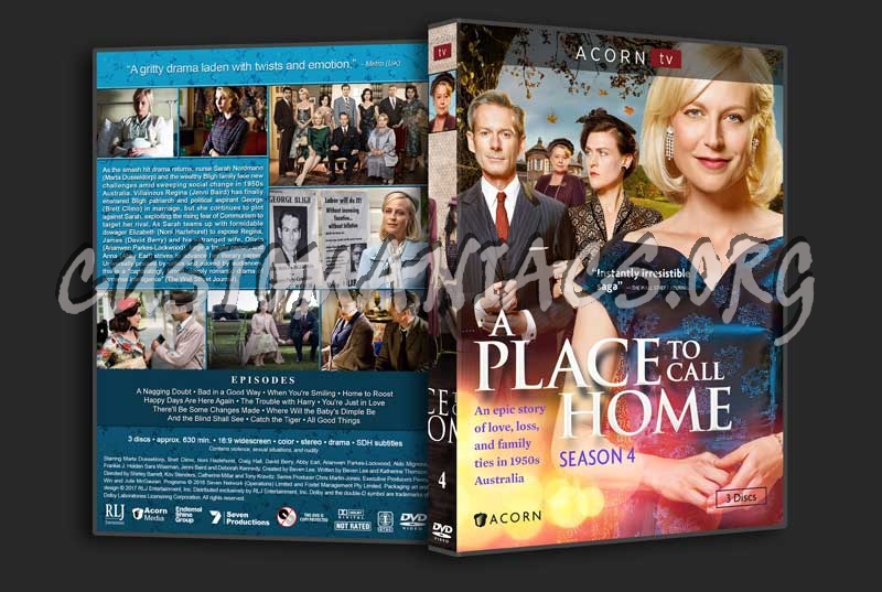 A Place to Call Home - The Complete Series (spanning spine) dvd cover