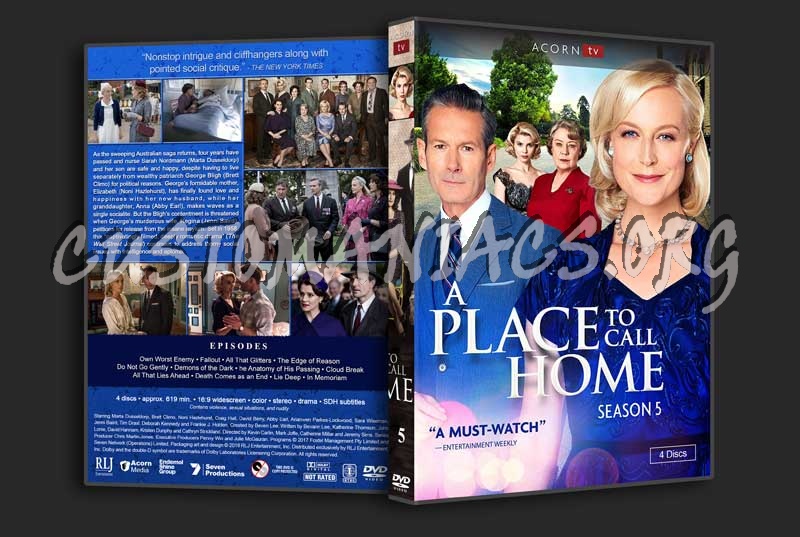 A Place to Call Home - The Complete Series (spanning spine) dvd cover