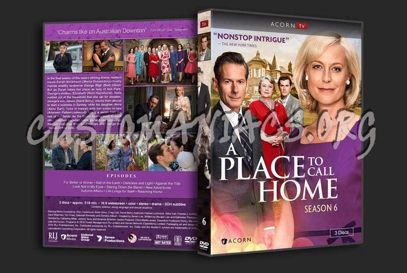 A Place to Call Home - The Complete Series (spanning spine) dvd cover