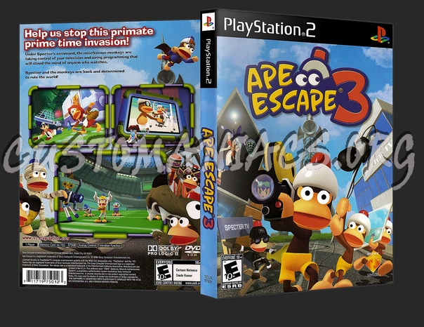 Ape Escape 3 dvd cover