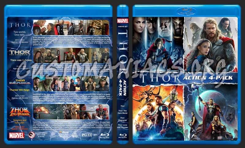 Thor 4-Pack blu-ray cover