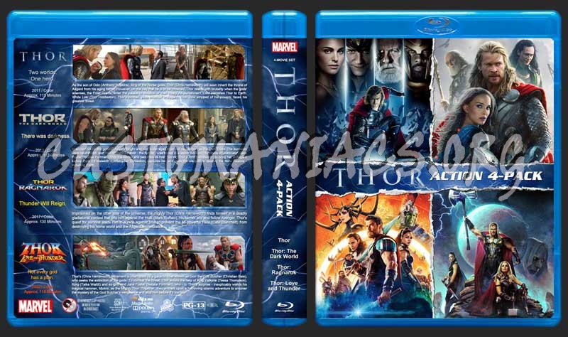 Thor 4-Pack blu-ray cover