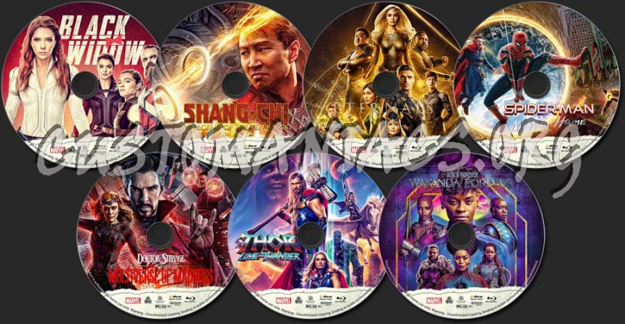 Marvel Studios Cinematic Universe - Phase 4 blu-ray label