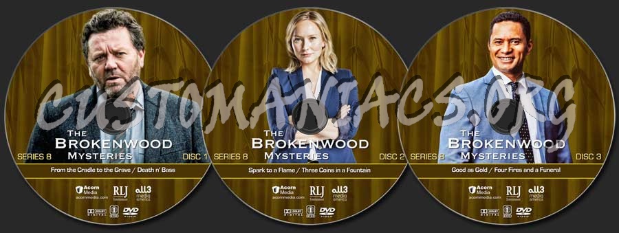 The Brokenwood Mysteries - Series 8 dvd label