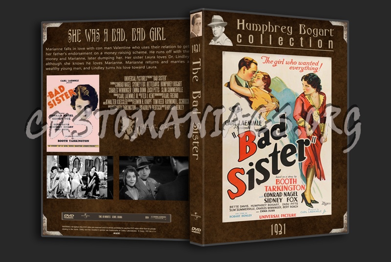 Bogart Collection 04 - Bad Sister dvd cover