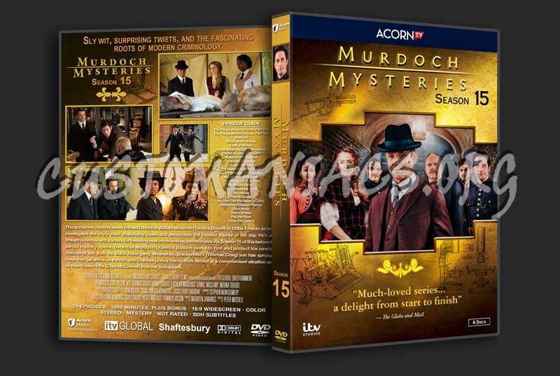 Murdoch Mysteries - Season 15 dvd cover