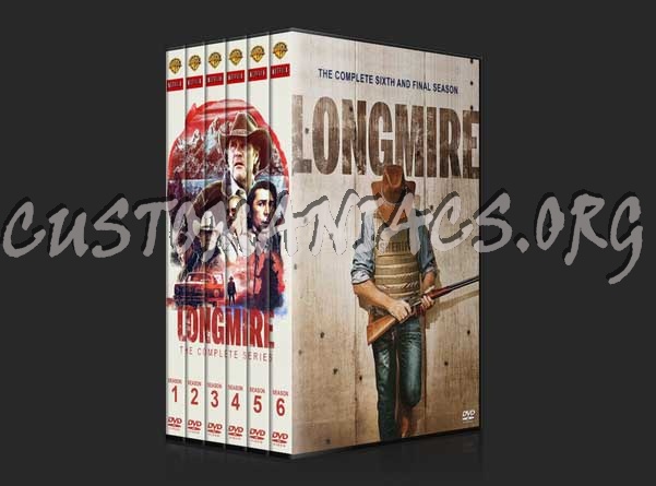 Longmire - The Complete Series (spanning spine) dvd cover