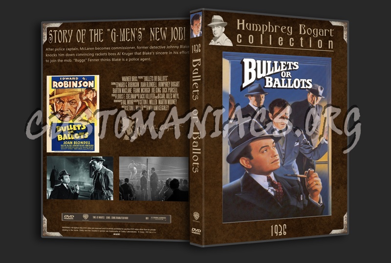 Bogart Collection 11 - Bullets or Ballots dvd cover