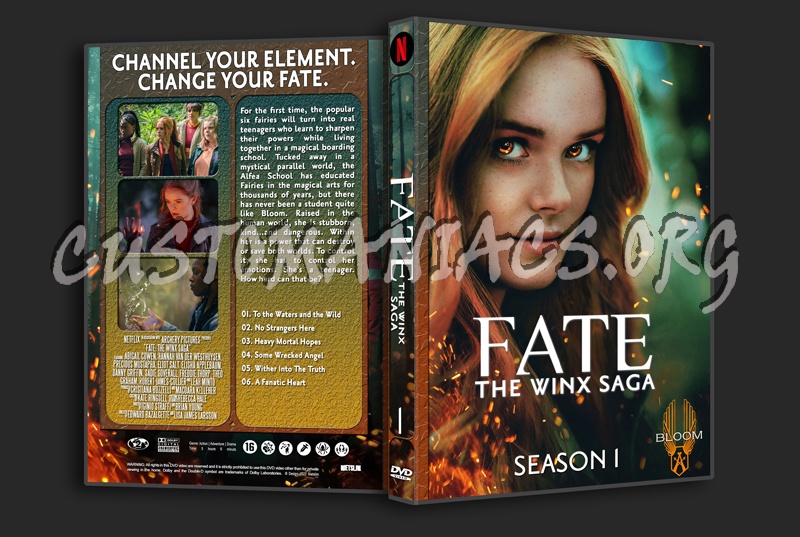 Fate The Winx Saga - Season 1 dvd cover