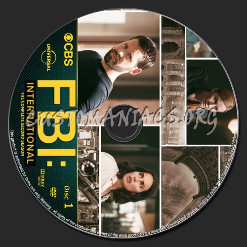 FBI International Season 2 dvd label