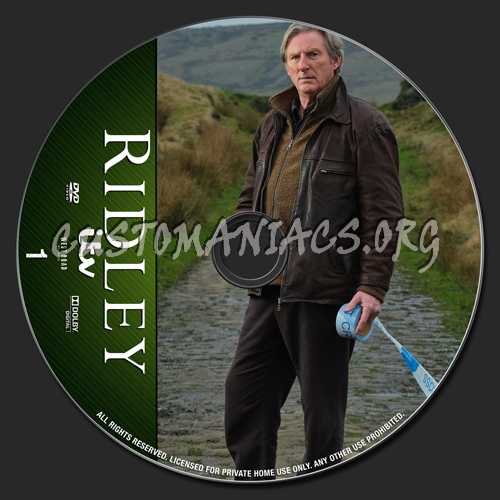 Ridley Season 1 dvd label