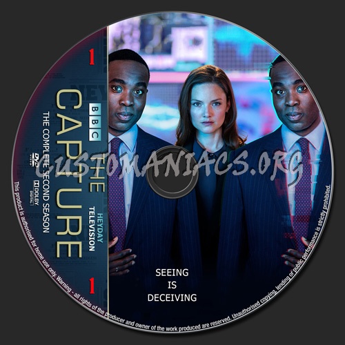 The Capture Season 2 dvd label