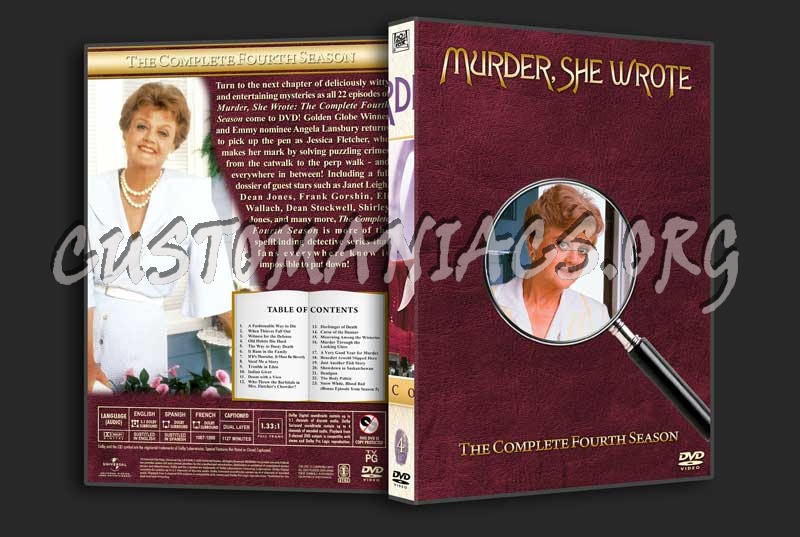 Murder She Wrote  - The Complete Series (spanning spine) dvd cover