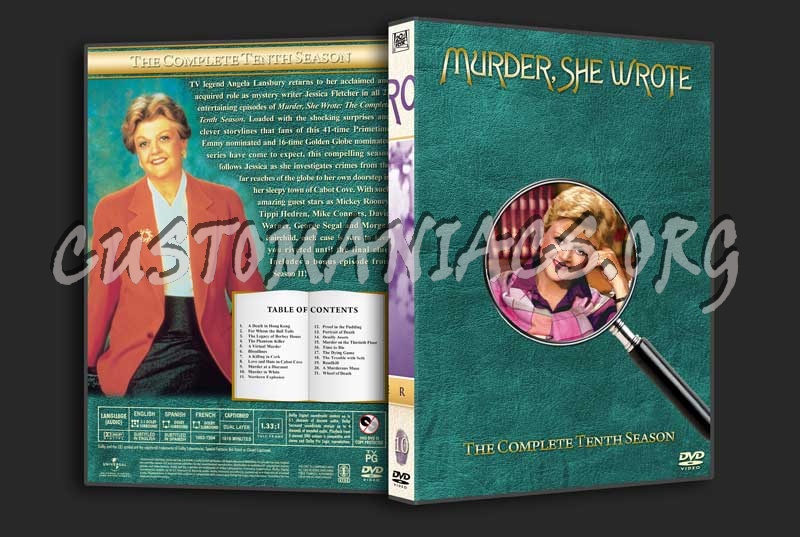 Murder She Wrote  - The Complete Series (spanning spine) dvd cover