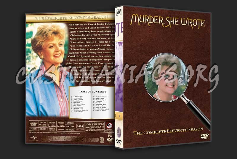 Murder She Wrote  - The Complete Series (spanning spine) dvd cover