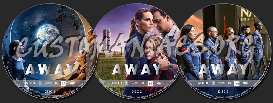 Away (2020 TV series) dvd label