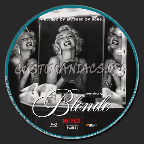 Blonde blu-ray label