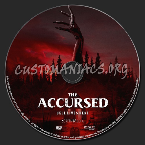 The Accursed dvd label