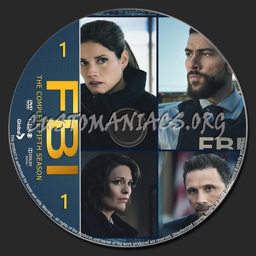 FBI Season 5 dvd label