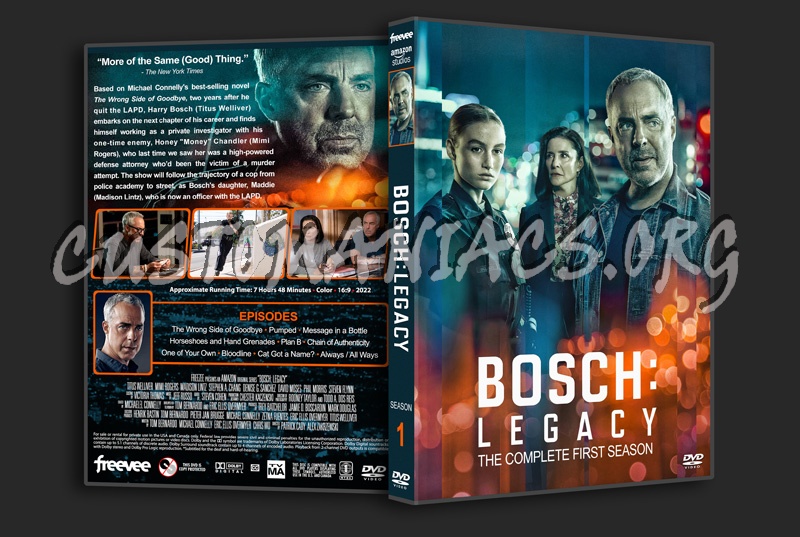 Bosch: Legacy - Season 1 dvd cover