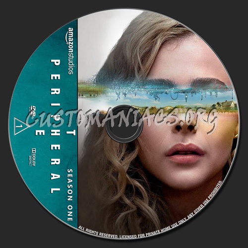 The Peripheral Season 1 dvd label