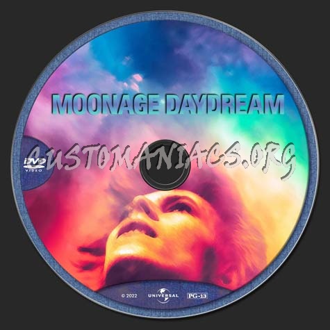 Moonage Daydream dvd label