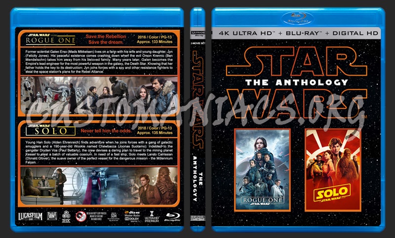 Star Wars - The Anthology (4K) blu-ray cover