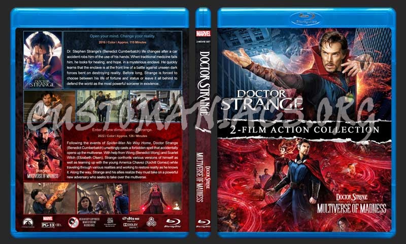 Doctor Strange Double Feature blu-ray cover