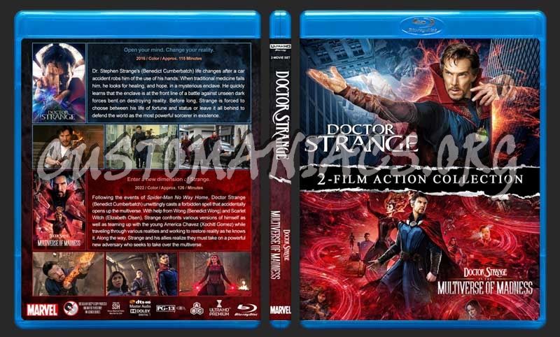 Doctor Strange Double Feature (4K) blu-ray cover