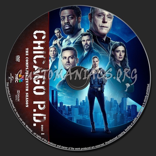 Chicago PD Season 10 dvd label