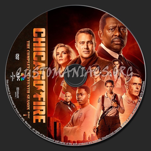 Chicago Fire Season 11 dvd label