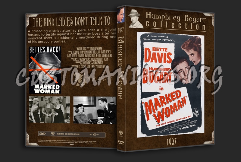 Bogart Collection 17 - Marked Woman dvd cover