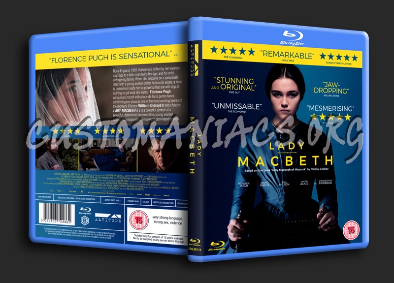 Lady Macbeth blu-ray cover