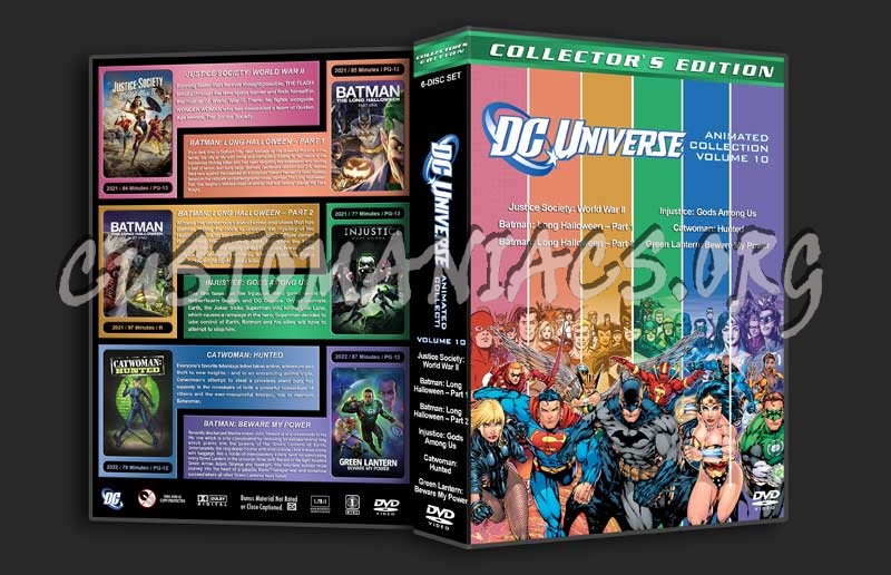 DC Animated Collection - Volume 10 dvd cover