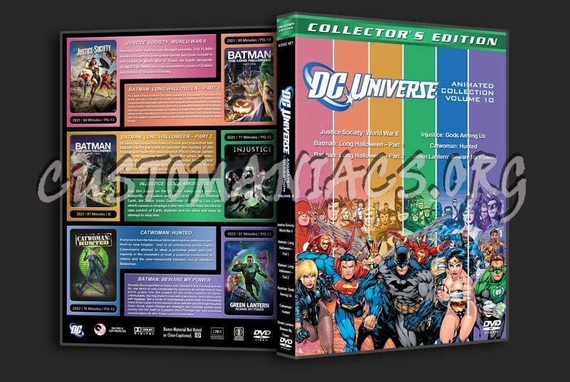 DC Animated Collection - Volume 10 dvd cover