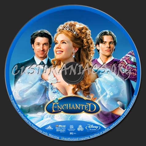 Enchanted blu-ray label