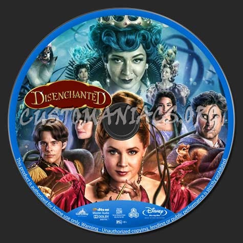 Disenchanted blu-ray label