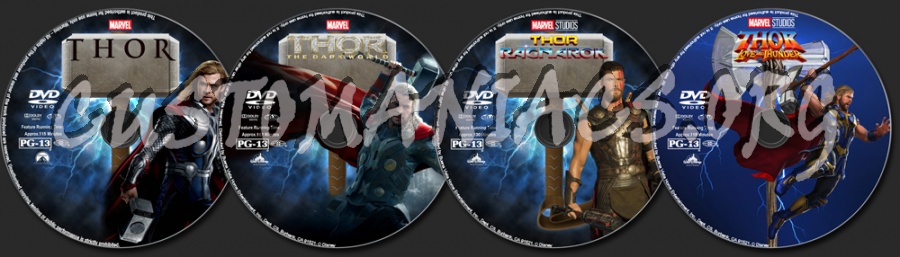 Thor Collection dvd label