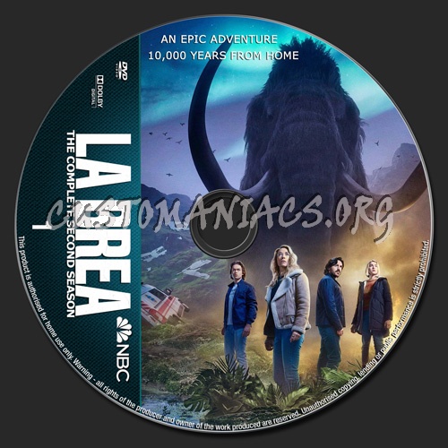 La Brea Season 2 dvd label