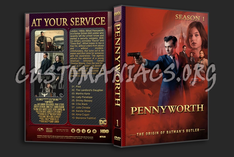 Pennyworth Season 1 dvd cover