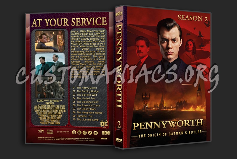 Pennyworth Season 2 dvd cover