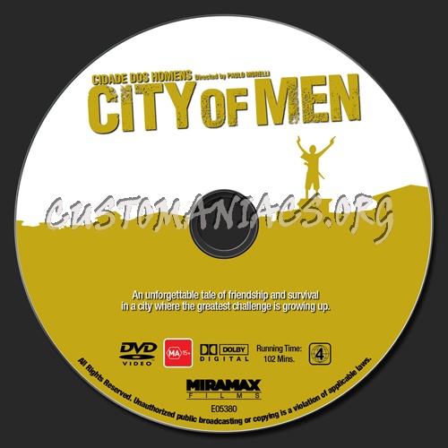 City Of Men dvd label