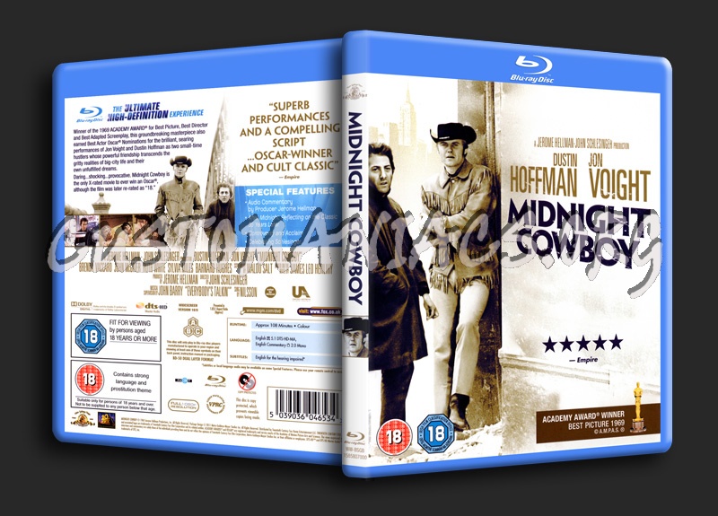 Midnight Cowboy blu-ray cover