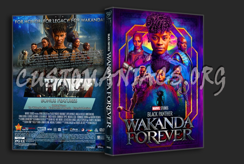 Black Panther: Wakanda Forever dvd cover