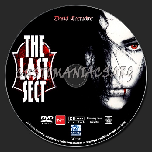 The Last Sect dvd label