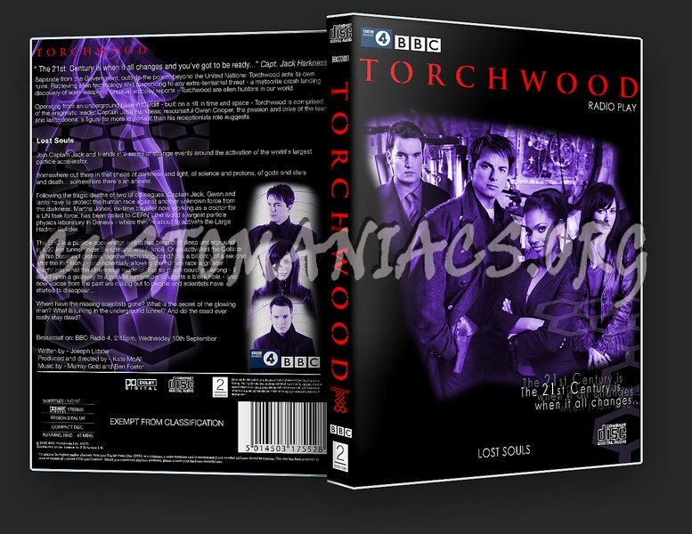 Torchwood - Lost Souls dvd cover